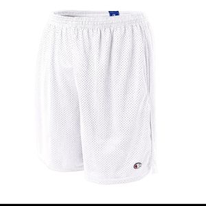 Men's Champion White Mesh Athletic Shorts NEW Sm